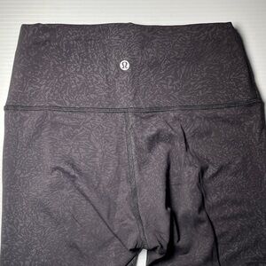 lululemon athletica Patterned Gray Leggings